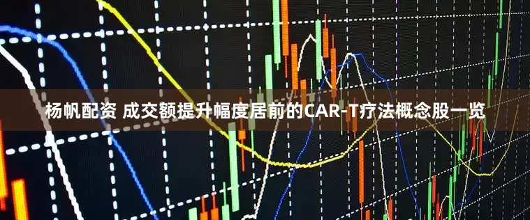 杨帆配资 成交额提升幅度居前的CAR-T疗法概念股一览